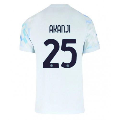 Stroje piłkarskie Inter Milan Manuel Akanji #25 Koszulka Wyjazdowej 2025-26 Krótki Rękaw